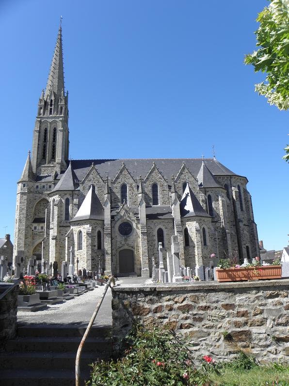 The Church of Saint-Pierre-et-Saint-Paul in Étrelles, Ille-et-Vilaine, France