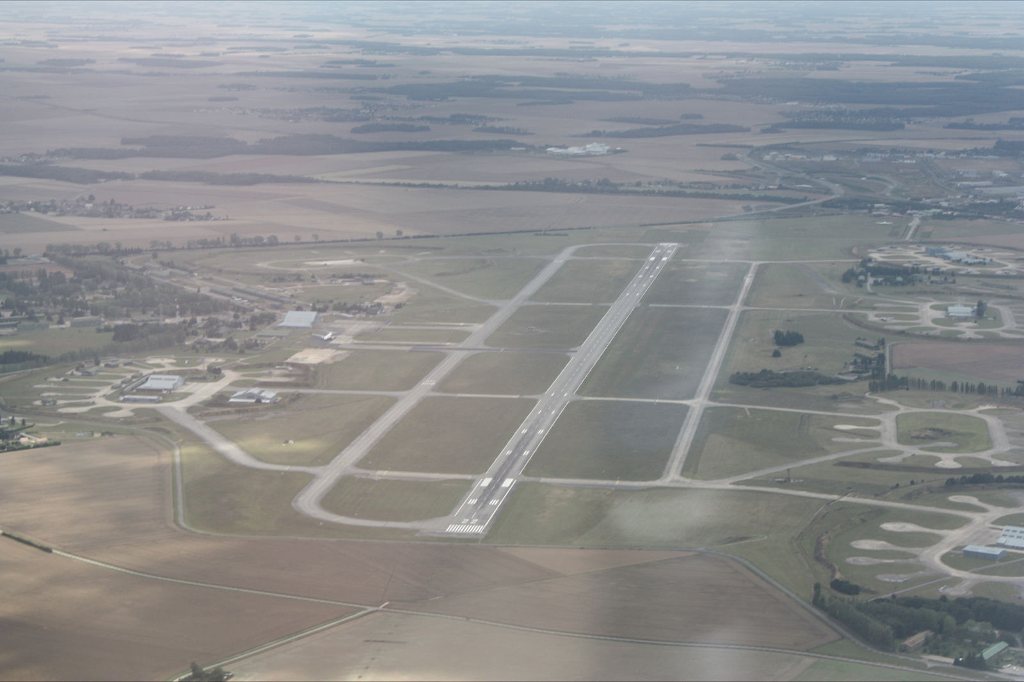 The airfield of Evreux Air Base 105 (Base aerienne 105 d'Evreux-Fauville), Eure, Normandy, France, photographed in 2011