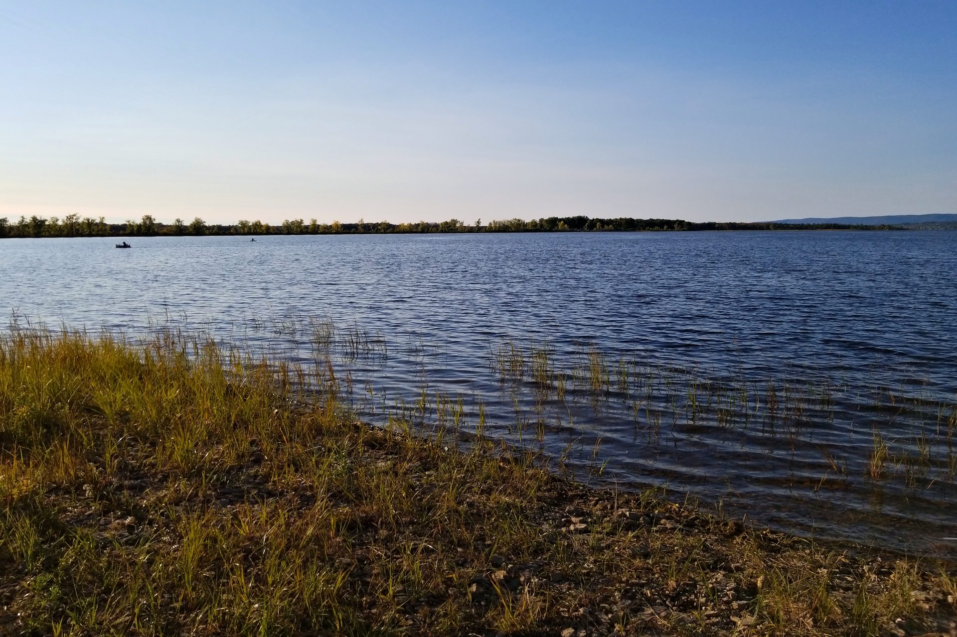 Shirleys Bay on the Ottawa River, Ontario, Canada, the location of Wilbert Smith's Project Magnet field observatory