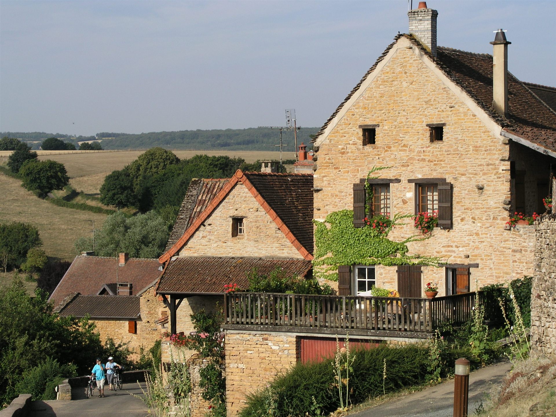 The village of Taizé, Saône-et-Loire, France, home to the Taizé Community whose summer youth gathering the 1972 witnesses were attending