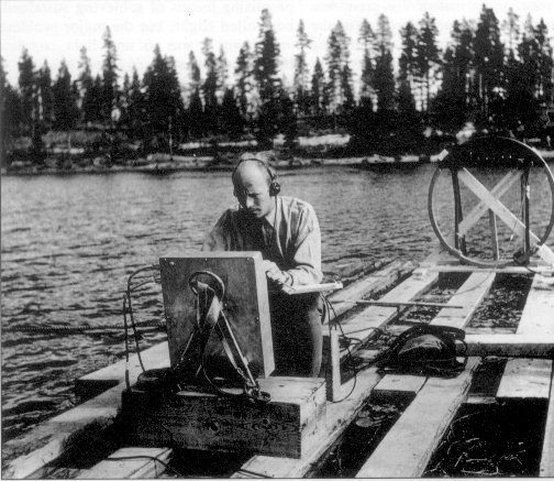 Swedish Air Force Lieutenant Karl-Gösta Bartoll during the July–August 1946 search for the Lake Kölmjärv ghost rocket