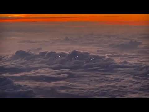 UFOs Filmed From the Flight Deck Over South China Sea?