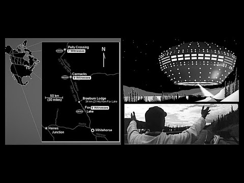 A Giant UFO was witnessed by 31 people in the Yukon region, Canada, December 11, 1996